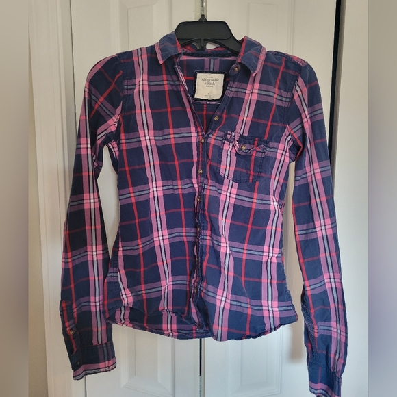 Abercrombie Plaid Button Up - Picture 1 of 2